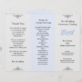 Map bindprogramma Blauw grijs (Voorkant / Achterkant)