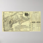 Map Boston en Maine Railroad 2 Poster (Voorkant)
