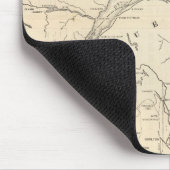 Map Boston en Maine Railroad Muismat (Hoek)