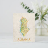 MAP BRIEFKAARTEN & Albanië (Staand voorkant)
