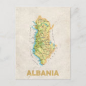 MAP BRIEFKAARTEN & Albanië (Voorkant)