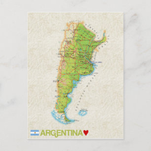MAP BRIEFKAARTEN & Argentina