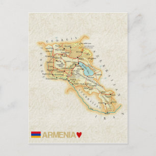 MAP BRIEFKAARTEN & Armenia