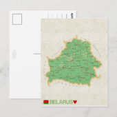MAP BRIEFKAARTEN & Belarus (Voorkant / Achterkant)