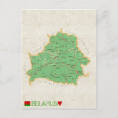 MAP BRIEFKAARTEN & Belarus (Voorkant)