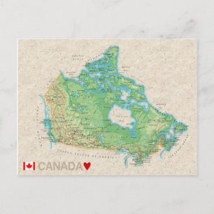 MAP BRIEFKAARTEN Canada