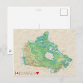 MAP BRIEFKAARTEN & Canada (Voorkant / Achterkant)