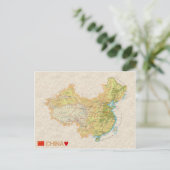 MAP BRIEFKAARTEN & China (Staand voorkant)