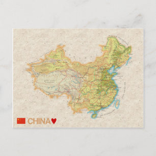 MAP BRIEFKAARTEN & China