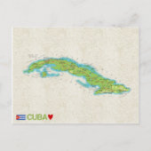 MAP BRIEFKAARTEN Cuba (Voorkant)