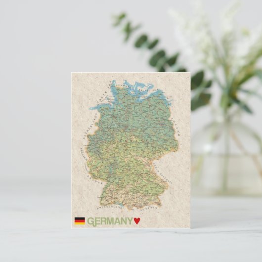MAP BRIEFKAARTEN & Duitsland (Staand voorkant)