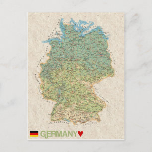 MAP BRIEFKAARTEN & Duitsland
