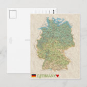 MAP BRIEFKAARTEN & Duitsland (Voorkant / Achterkant)