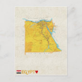 MAP BRIEFKAARTEN & Egypte (Voorkant)