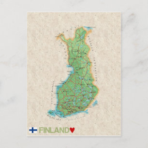 MAP BRIEFKAARTEN & Finland