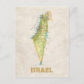 MAP BRIEFKAARTEN & Israel (Voorkant)
