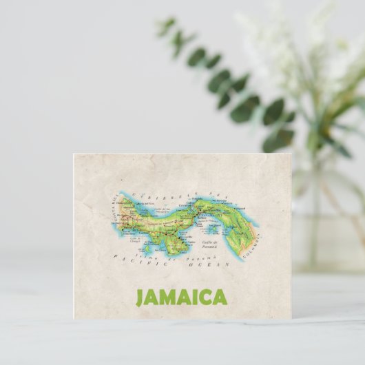MAP BRIEFKAARTEN & Jamaica (Staand voorkant)