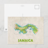MAP BRIEFKAARTEN & Jamaica (Voorkant / Achterkant)