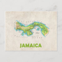 MAP BRIEFKAARTEN & Jamaica