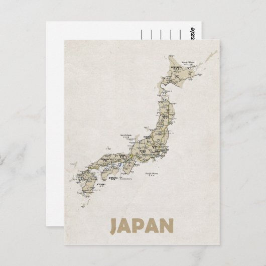 MAP BRIEFKAARTEN & Japan (Voorkant / Achterkant)
