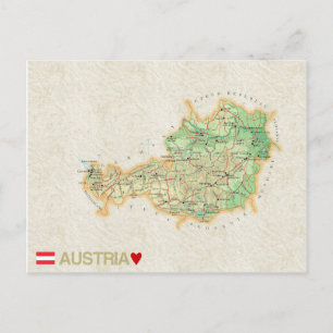 MAP BRIEFKAARTEN & Oostenrijk