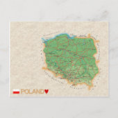 MAP BRIEFKAARTEN & Polen (Voorkant)