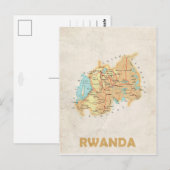 MAP BRIEFKAARTEN & Rwanda (Voorkant / Achterkant)