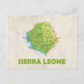 MAP BRIEFKAARTEN & Sierra Leone (Voorkant)