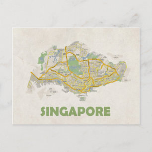MAP BRIEFKAARTEN & Singapore
