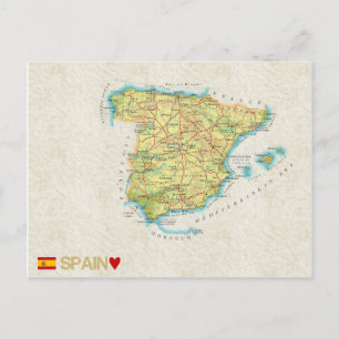 MAP BRIEFKAARTEN & Spanje