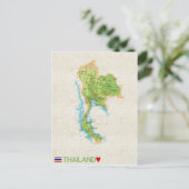 MAP BRIEFKAARTEN & Thailand (Staand voorkant)