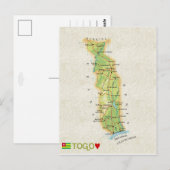 MAP BRIEFKAARTEN & Togo (Voorkant / Achterkant)