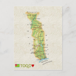 MAP BRIEFKAARTEN & Togo