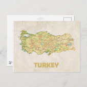 MAP BRIEFKAARTEN & Turkije (Voorkant / Achterkant)