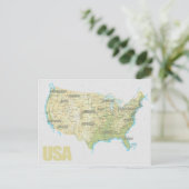 MAP BRIEFKAARTEN & USA (Staand voorkant)