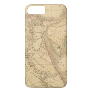 Map Egypte, Palestina en Arabië iPhone 8/7 Plus Hoesje