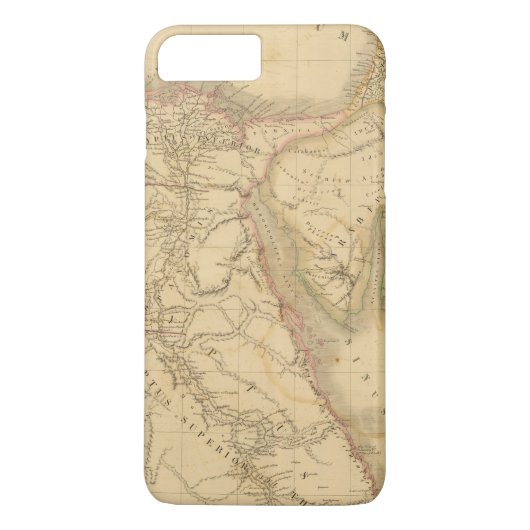 Map Egypte, Palestina en Arabië Case-Mate iPhone Case (Achterkant)