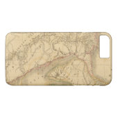 Map Egypte, Palestina en Arabië Case-Mate iPhone Case (Achterkant (Horizontaal))