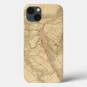 Map Egypte, Palestina en Arabië Case-Mate iPhone Case