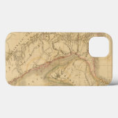 Map Egypte, Palestina en Arabië Case-Mate iPhone Case (Achterkant (horizontaal))