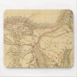 Map Egypte, Palestina en Arabië Muismat