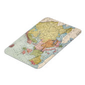 MAP: EUROPA, 1885 MAGNEET (Linkerzijde)