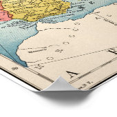 MAP: EUROPA, 1885 POSTER (Hoek)