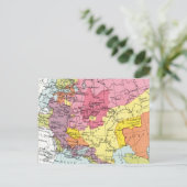 MAP: EXPANSION OF RUSSIA BRIEFKAART (Staand voorkant)