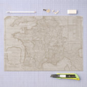 Map Frankrijk  ontkoppeling Tissuepapier (Craft)
