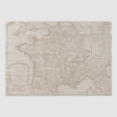 Map Frankrijk  ontkoppeling Tissuepapier (Voorkant)