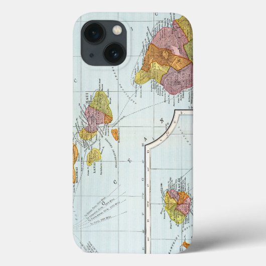 Map: Hawaii, 1905 Case-Mate iPhone Case (Achterkant)