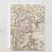  Map Hot Air Ballon Adventure Baby shower Kaart (Achterkant)