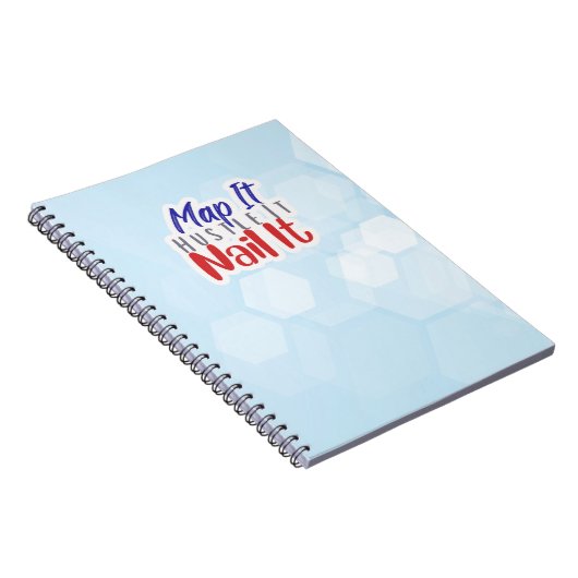 Map It Hustle It Nail It Notebook Notitieboek (Rechterzijde)