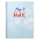 Map It Hustle It Nail It Notebook Notitieboek (Voorkant)